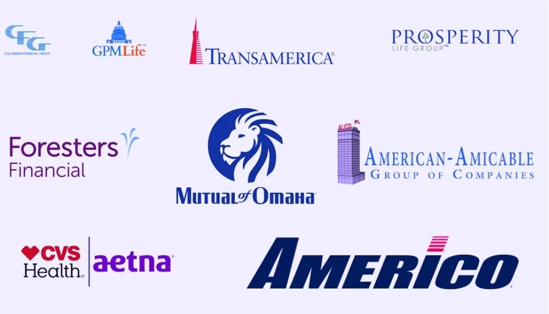 a group of logos of different insurance companies