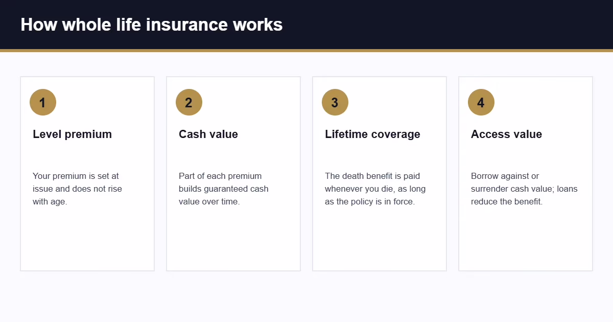 What happens when term life insurance ends: converting to whole life