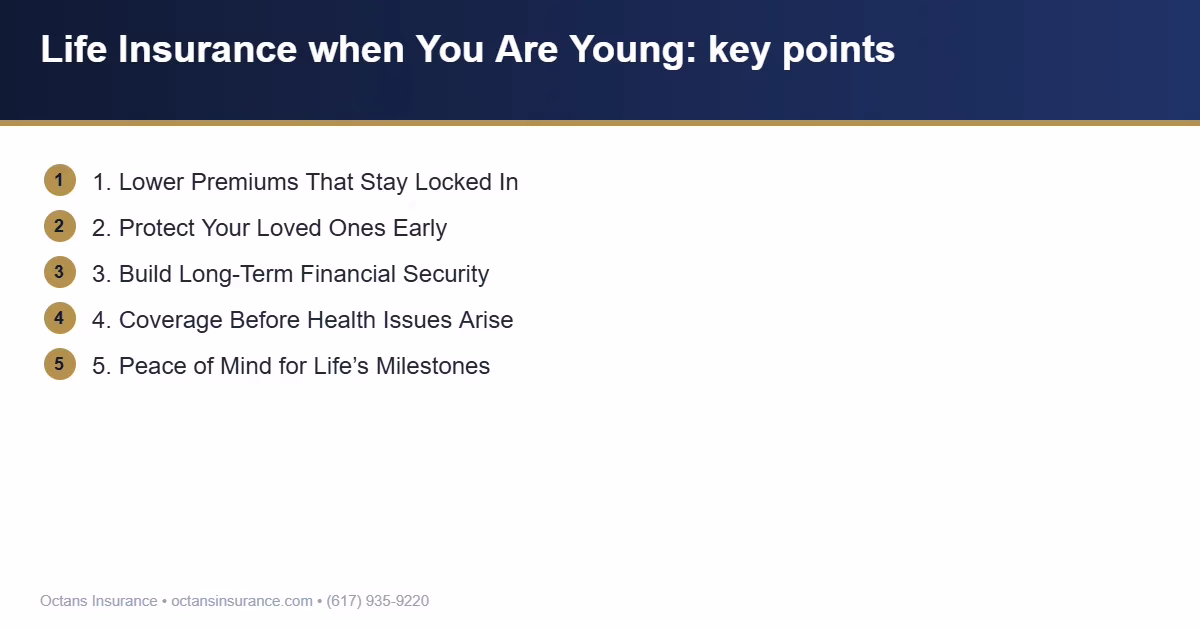 Life Insurance when You Are Young key points summary