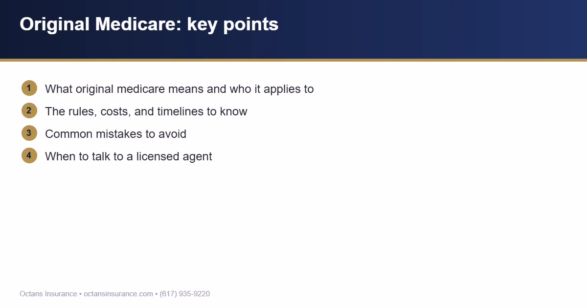 How Original Medicare works with a Massachusetts Medigap plan